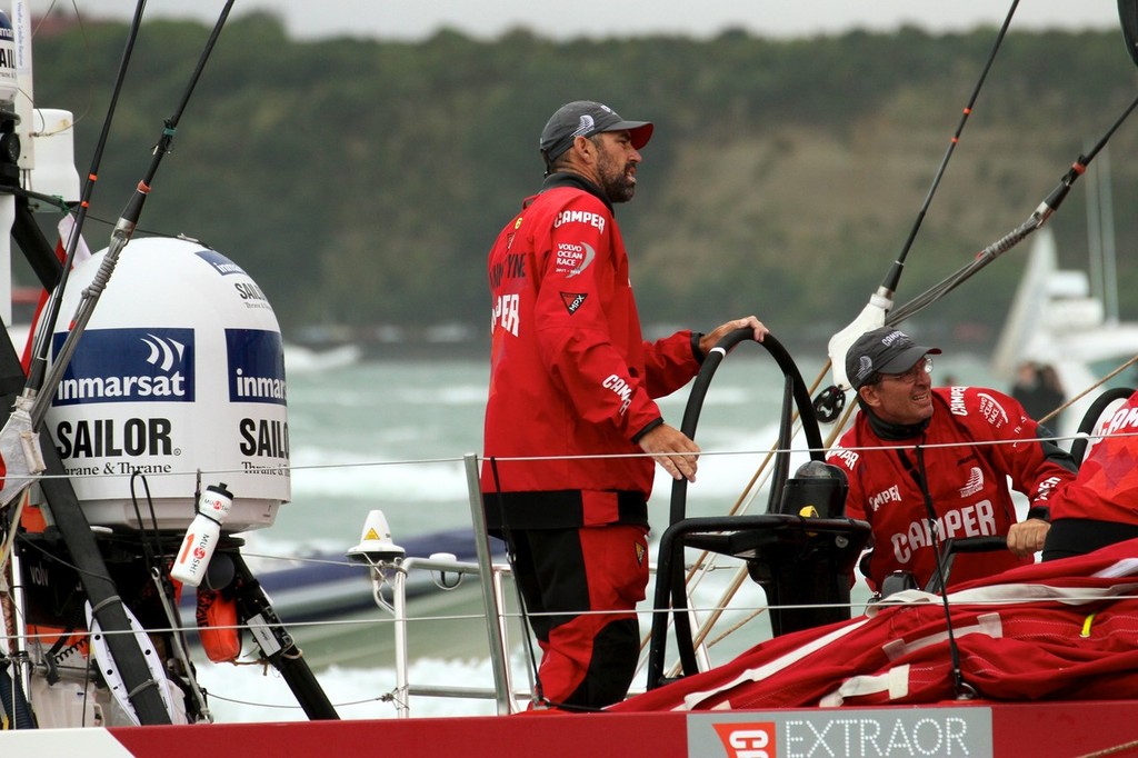 Volvo Ocean Race, Leg 4 Finish - Camper © Richard Gladwell www.photosport.co.nz